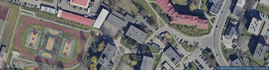 Zdjęcie satelitarne Zespół Szkół Budowlano Ceramicznych w Gliwicach