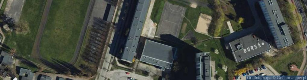 Zdjęcie satelitarne Zespół Szkół Budowlanych i Plastycznych im M Kopernika