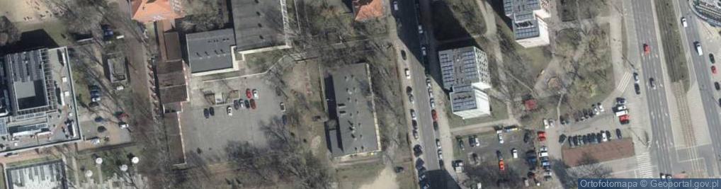 Zdjęcie satelitarne Zespół Szkół Budowlanych im K Wielkiego w Szczecinie