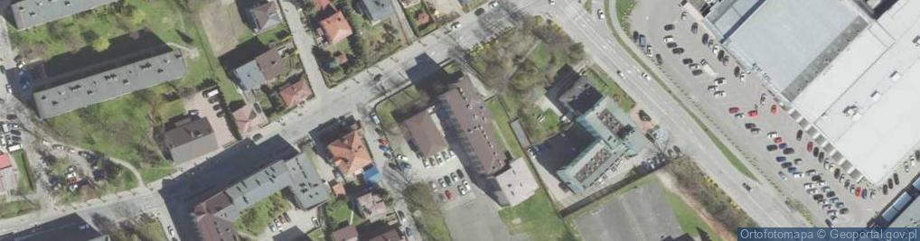 Zdjęcie satelitarne Zespół Szkół Ekonomicznych im Oskara Langego
