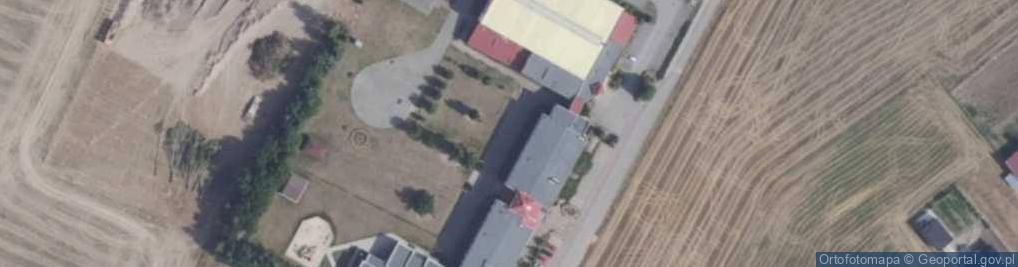 Zdjęcie satelitarne Zespół Szkół Gminy Kościan Przedszkole i Szkoła Podstawowa w Starych Oborzyskach