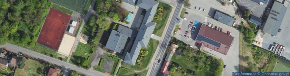 Zdjęcie satelitarne Zespół Szkół im Tadeusza Kościuszki w Żarkach