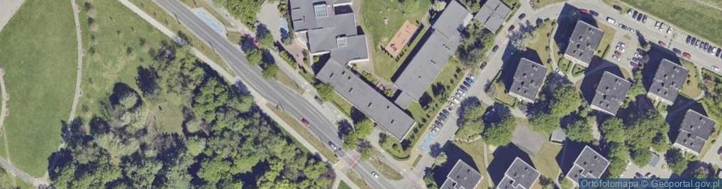 Zdjęcie satelitarne Zespół Szkół Lnych nr 8 w Tychach