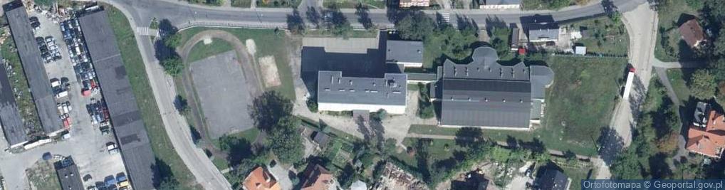 Zdjęcie satelitarne Zespół Szkół nr 1 w Szprotawie