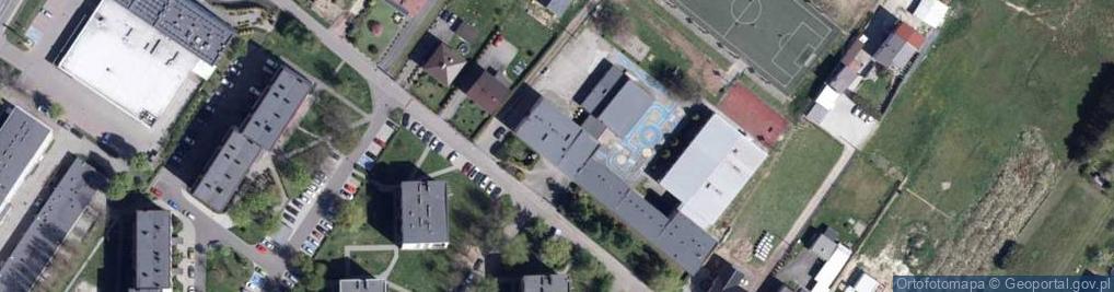 Zdjęcie satelitarne Zespół Szkół nr 1 w Wodzisławiu Śląskim Szkoła Podstawowa nr 9 im Henryka Sienkiewicza