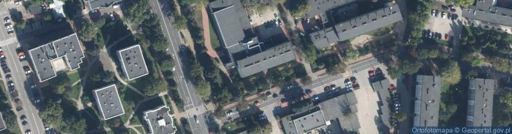 Zdjęcie satelitarne Zespół Szkół nr 2 im E Kwiatkowskiego w Puławach Szkoła Policealna nr 2