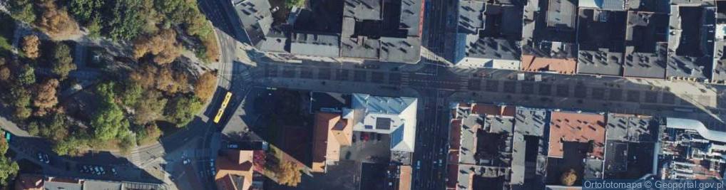 Zdjęcie satelitarne Zespół Szkół Ogólnokształcących Dla Dorosłych w Katowicach