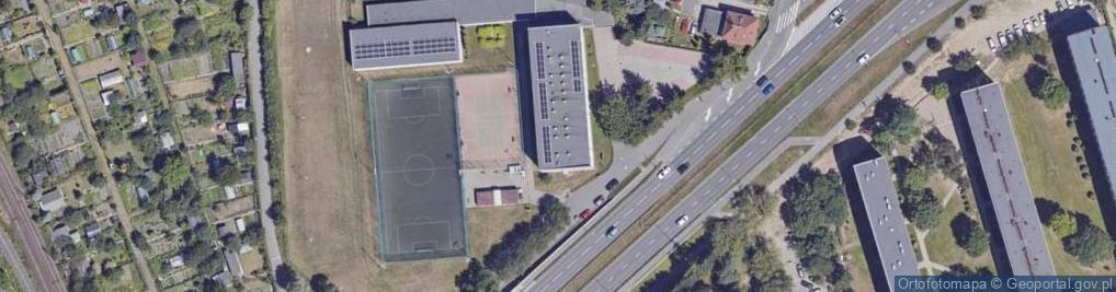 Zdjęcie satelitarne Zespół Szkół Ogólnokształcących i Technicznych