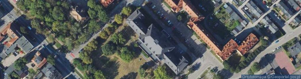 Zdjęcie satelitarne Zespół Szkół Ogólnokształcących nr 1 im Stefana Żeromskiego