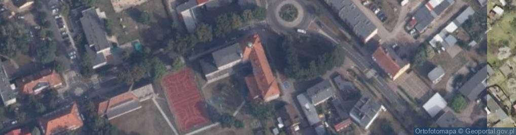 Zdjęcie satelitarne Zespół Szkół Ponadgimnazjalnych im Henryka Sienkiewicza w Trzciance