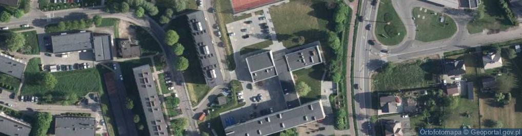 Zdjęcie satelitarne Zespół Szkół Ponadgimnazjalnych w Wodzisławiu Śl Uzupełniające Liceum Ogólnokształcące