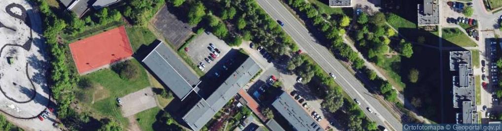 Zdjęcie satelitarne Zespół Szkół Technicznych i Ogólnokształcących im Stefana Żeromskiego