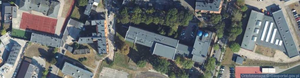 Zdjęcie satelitarne Zespół Szkół Technicznych im J i J Śniadeckich