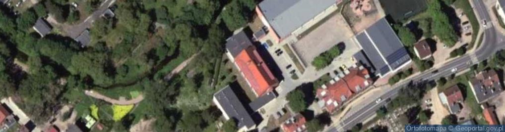 Zdjęcie satelitarne Zespół Szkół w Biskupcu Szkole Schronisko Młodzieżowe w Biskupcu