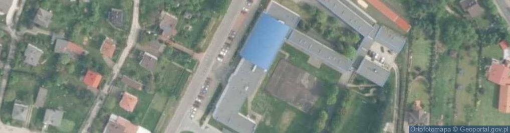 Zdjęcie satelitarne Zespół Szkół w Koziegłowach