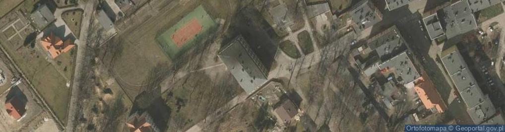 Zdjęcie satelitarne Zespół Szkół w Strzegomiu