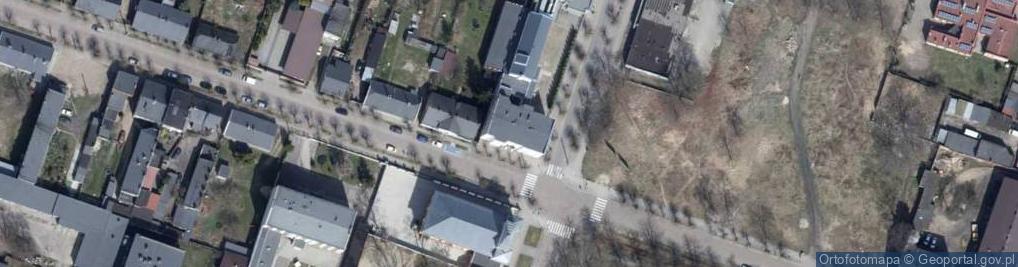 Zdjęcie satelitarne Zespół Szkół Zawodowych im Stanisława Staszica w Aleksandrowie Łódzkim