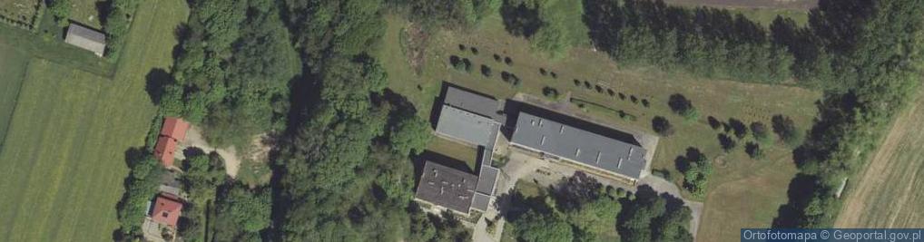 Zdjęcie satelitarne Zespół Szkół Zawodowych nr 1 im MJR Henryka Dobrzańskiego w Bychawie Zasadnicza Szkoł Zawodowa