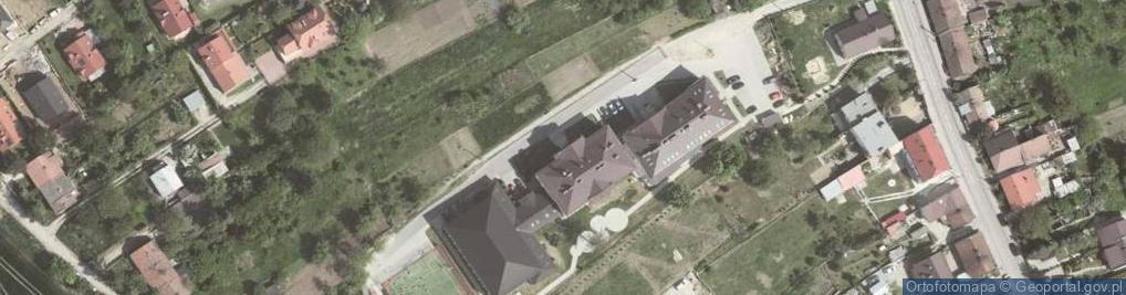 Zdjęcie satelitarne Zespół Szkolno Przedszkolny nr 2 ul Porzeczkowa 3 31 234 Kraków