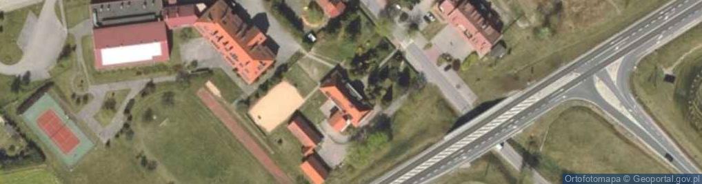 Zdjęcie satelitarne Zespół Szkolno Przedszkolny w Gietrzwałdzie