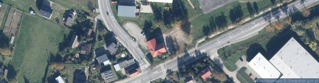 Zdjęcie satelitarne Zespół Szkolno Przedszkolny w Strykowie