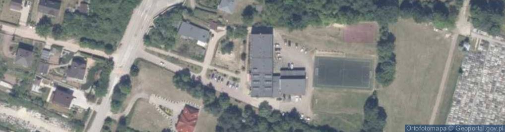 Zdjęcie satelitarne Zespół Szkoły Podstawowej Przedszkola i Gimnazjum w Tumlinie