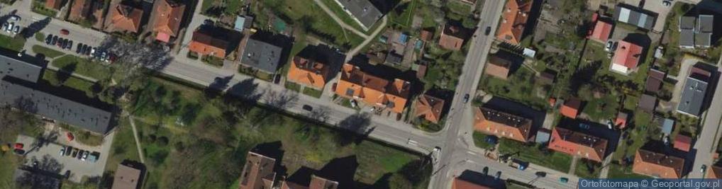 Zdjęcie satelitarne Zespół Usług Archiwalnych Zielonka Henryk Bogdan