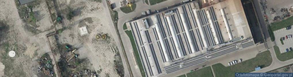 Zdjęcie satelitarne ZLM - Magazyn przy KWK Krupiński