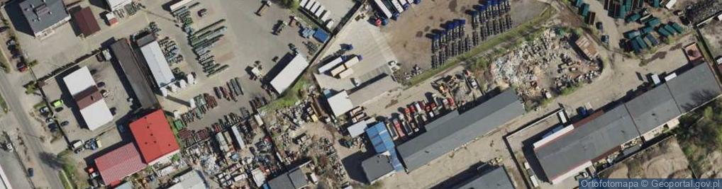 Zdjęcie satelitarne Złomowanie Pojazdów - Zakład Skupu i Przerobu Surowców Wtórnych