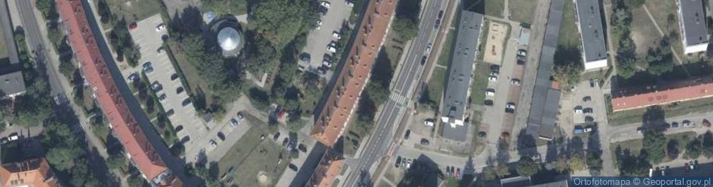Zdjęcie satelitarne Zutym