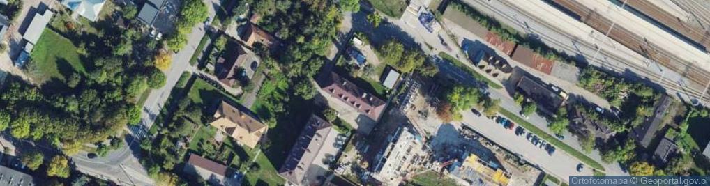 Zdjęcie satelitarne ZW.Zaw.Kolejarzy Okręgu Centralnego Zakładowa Organizacja ZW.w PKP PLK Zakład Linii Kolejowych w w-Wie Rejon Kutno