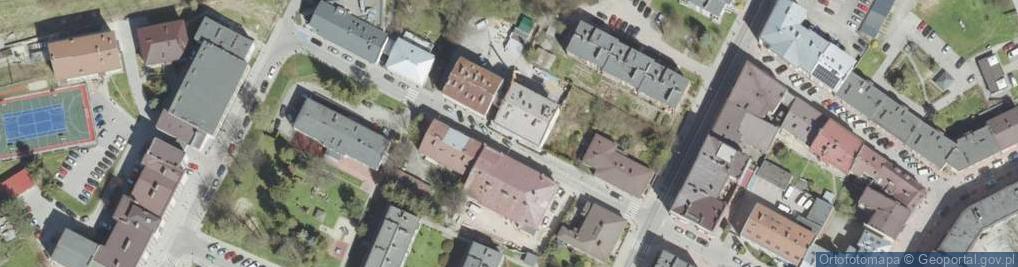 Zdjęcie satelitarne Związek Gmin Ziemi Gorlickiej