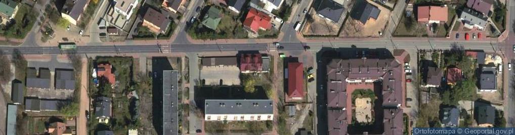 Zdjęcie satelitarne Związek Kupców w Zielonce