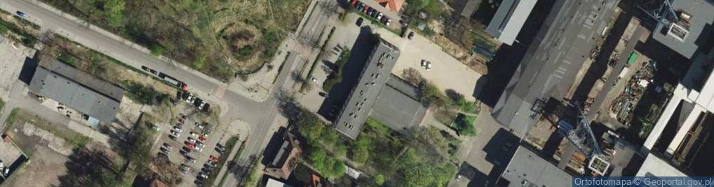 Zdjęcie satelitarne Związek Zawodowy Kadra Kompania Węglowa Kopalnia Węgla Kamiennego Bobrek Centrum w Bytomiu
