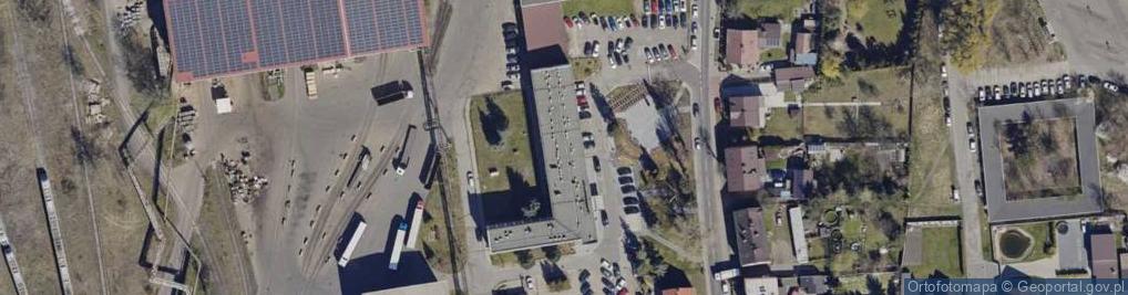 Zdjęcie satelitarne Związek Zawodowy Kadra przy Hucie Łabędy z Siedzibą w Gliwicach