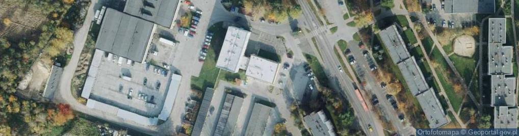 Zdjęcie satelitarne Związek Zawodowy Kadra Spółdzielni Mieszkaniowej Północ w Częstochowie