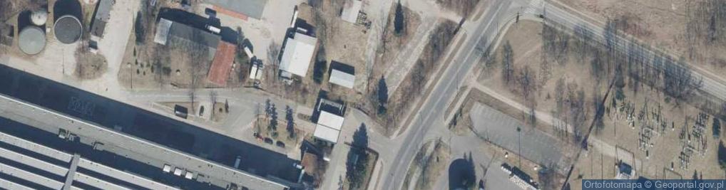 Zdjęcie satelitarne Związek Zawodowy Kadry Kierowniczej Zakładów Tekstylno Konfekcyjnych Teofilów