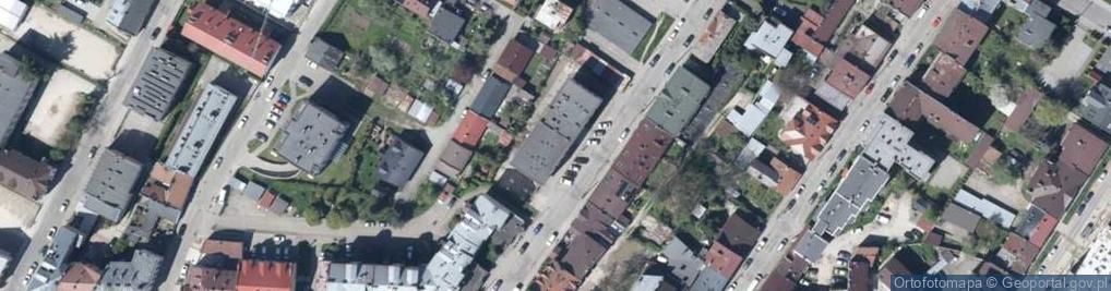 Zdjęcie satelitarne Związek Zawodowy Pracowników Miejskiego Ośrodka Pomocy Społecznej w Nowym Sączu