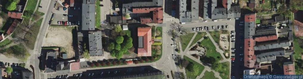 Zdjęcie satelitarne Związek Zawodowy Pracowników Ochrony Zdrowia Powiatowego Zespołu Zakładów Opieki Zdrowotnej w Będzinie ul Potockiego 2 z Siedzibą w Szpitalu Czeladź 41 250 Czeladź ul Szpitalna 40