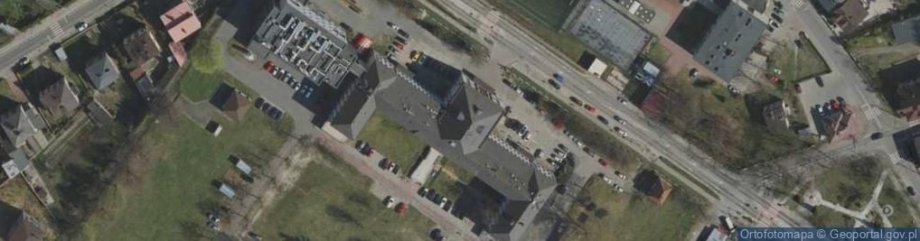 Zdjęcie satelitarne Związek Zawodowy Pracowników Ochrony Zdrowia przy SP Zoz w Myszkowie