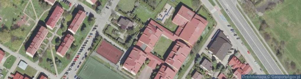 Zdjęcie satelitarne Związek Zawodowy Pracowników Oświaty i Wychowania Oświata w Sanoku