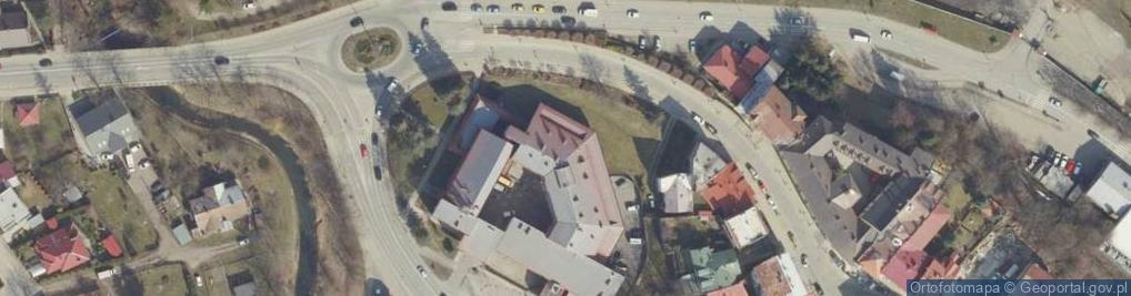 Zdjęcie satelitarne Związek Zawodowy Pracowników Poczty Polskiej Galicja w Krośnie
