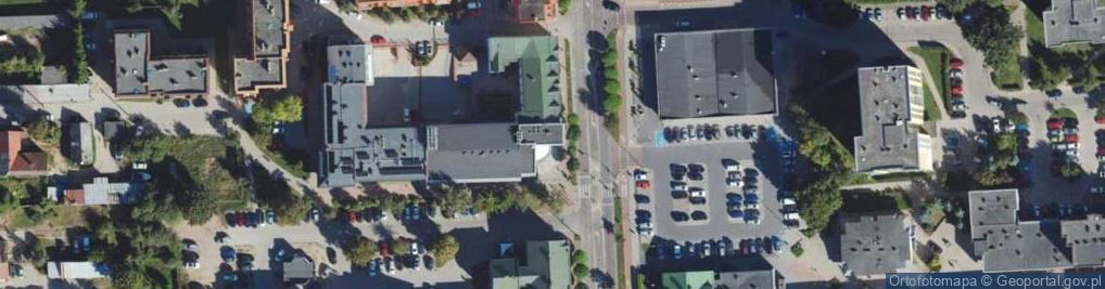 Zdjęcie satelitarne Związek Zawodowy Pracowników Powszechnej Kasy Oszczędności Banku Polskiego Spółki Akcyjnej Oddział w Suwałkach