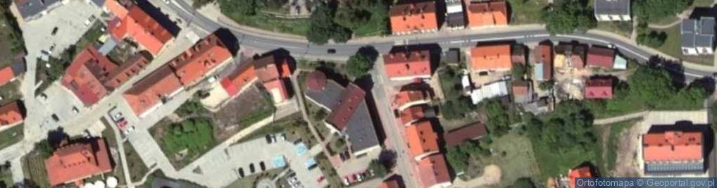 Zdjęcie satelitarne Związek Zawodowy Pracowników Samorządowych Magistrat przy Urzędzie Miasta i Gminy w Rynie