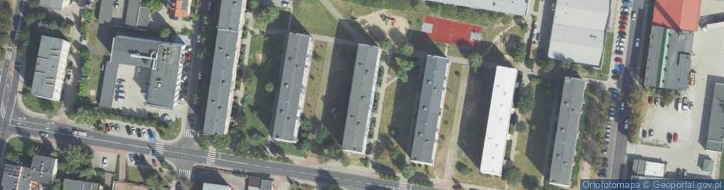 Zdjęcie satelitarne Związek Zawodowy Pracowników Spółdzielni Mieszkaniowej Lokatorsko Własnościowej w Pleszewie