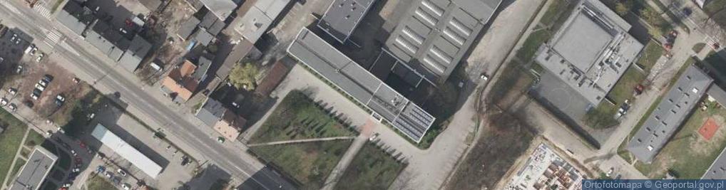 Zdjęcie satelitarne Związek Zawodowy Pracowników Technicznych Kadra Centrum Mechanizacji Górnictwa Komag Gliwice