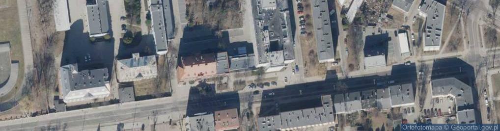 Zdjęcie satelitarne Związek Zawodowy Pracowników Transportu przy Zakładzie Opieki Zdrowotnej Mswia w Łodzi
