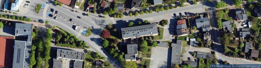 Zdjęcie satelitarne Związek Zawodowy Pracowników Urzędu Miejskiego w Łasku