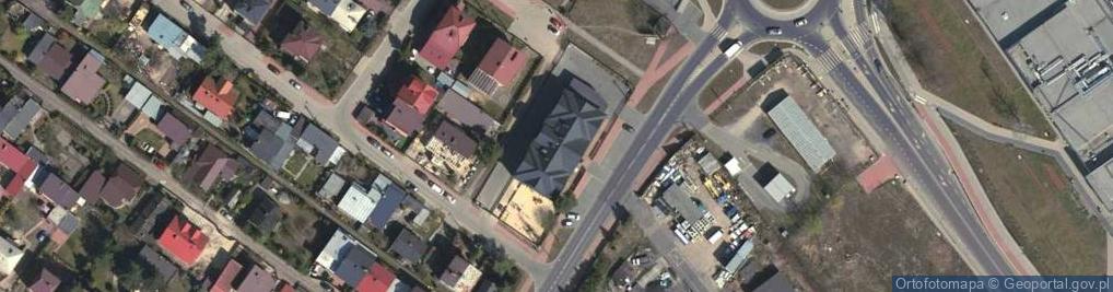 Zdjęcie satelitarne Niepubliczne Przedszkole Montessori nr 1 w Wołominie i Szkoła Mo