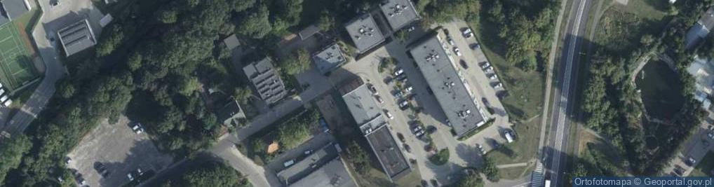 Zdjęcie satelitarne Przedszkole Anglojęzyczne Uniwersytet Milusiński Piotr Gajewski